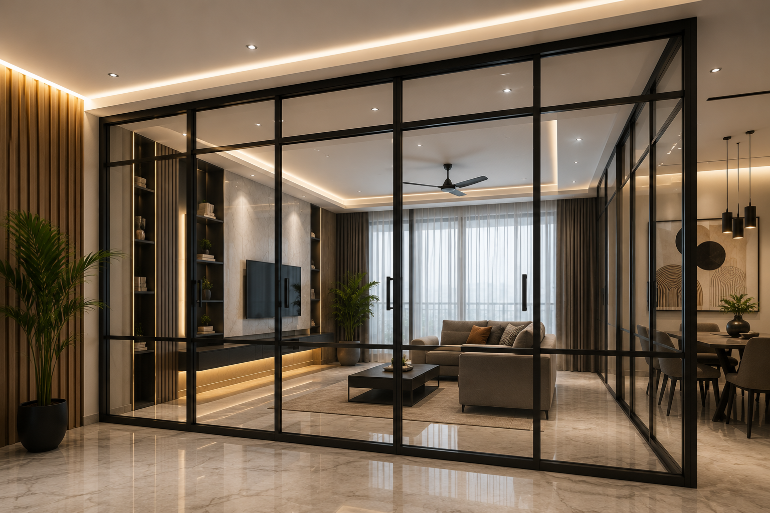 Aluminium Partitions
