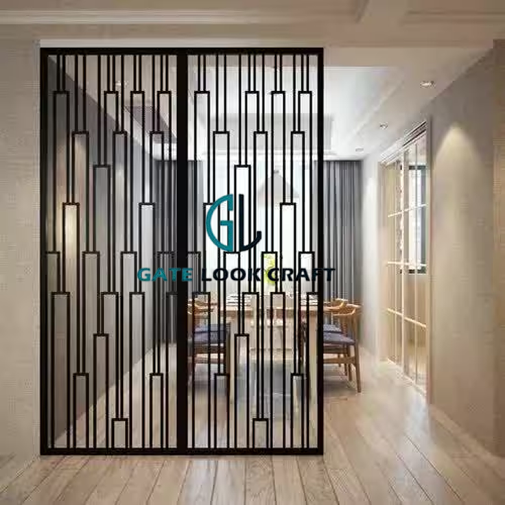 Aluminium Partitions design 2 by Gate Look Craft