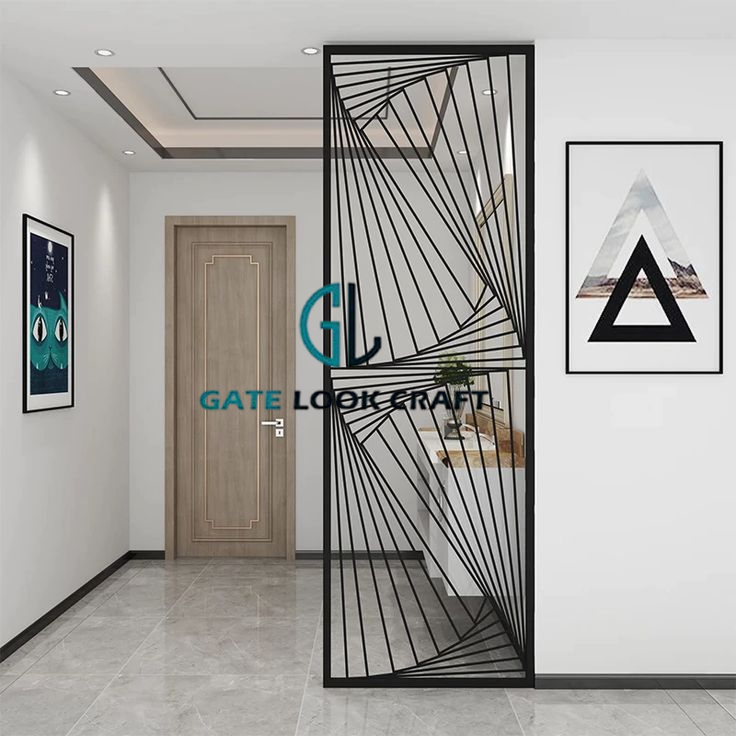 Aluminium Partitions design 3 by Gate Look Craft