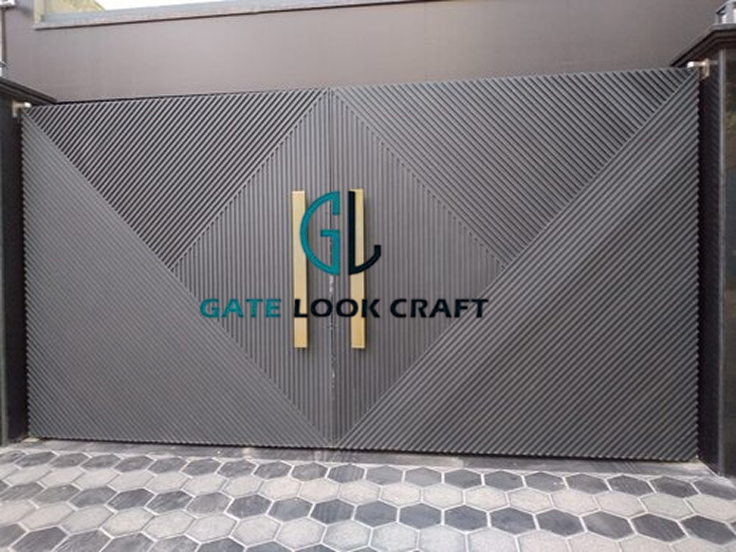 Aluminium Profile Gates design 3 by Gate Look Craft