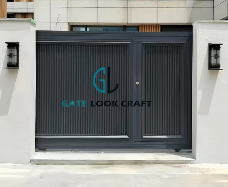 Aluminium Profile Gates design 5 by Gate Look Craft