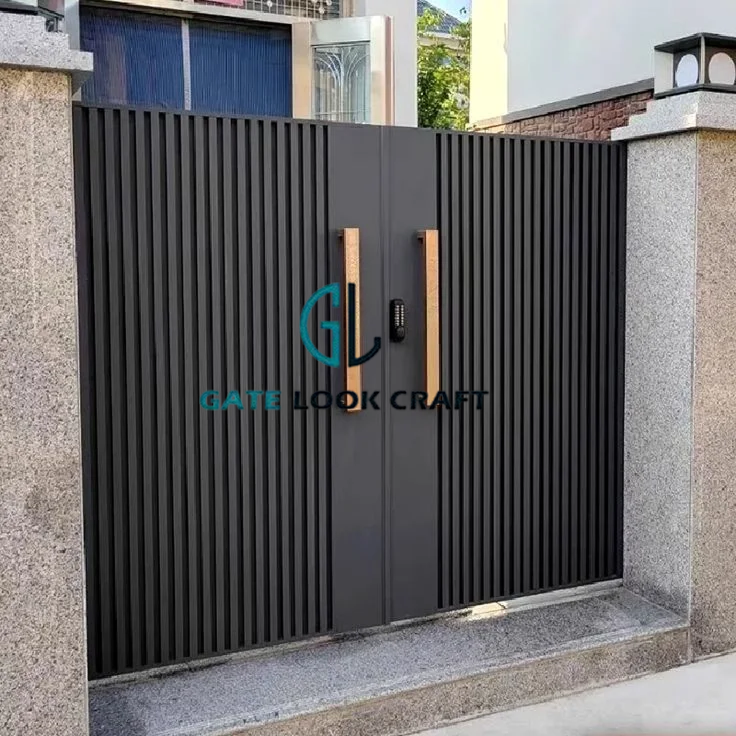 Aluminium Profile Gates design 6 by Gate Look Craft