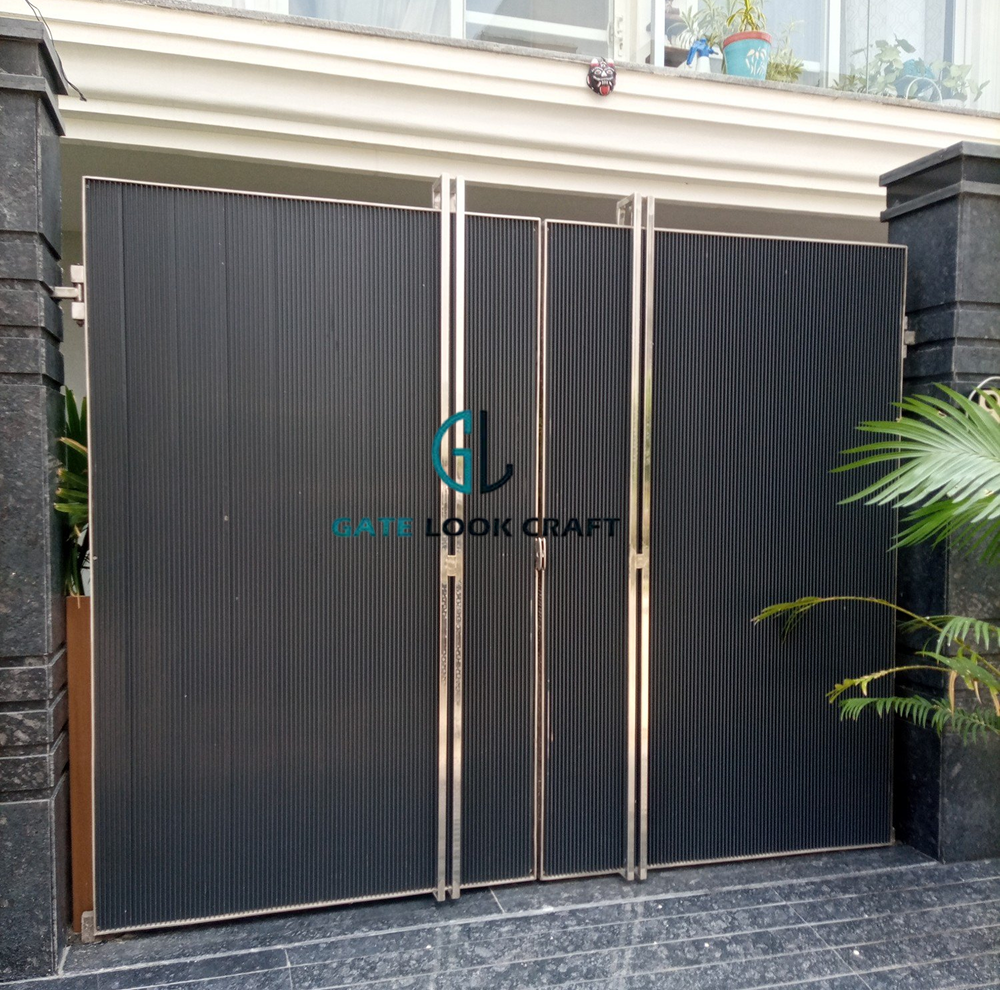 Aluminium Profile Gates design 9 by Gate Look Craft