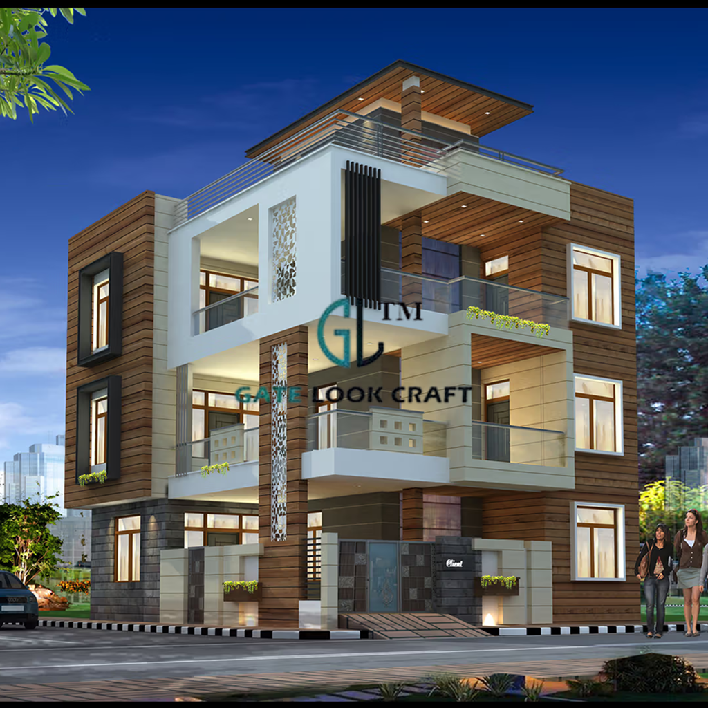 Elevation & Exterior Design design 5 by Gate Look Craft