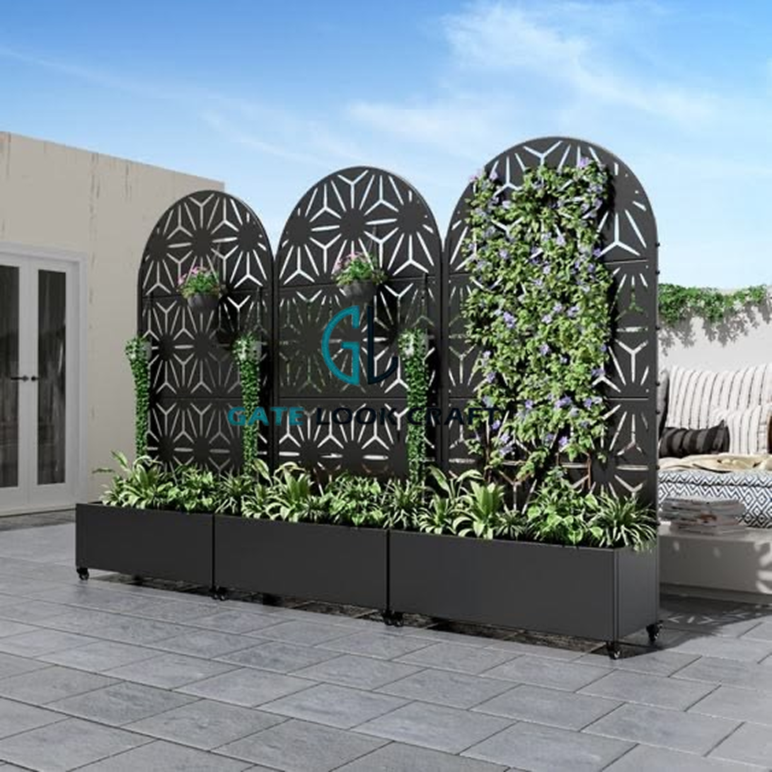 Aluminium partition installation