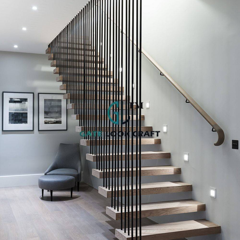 Staircase Railing design 3 by Gate Look Craft