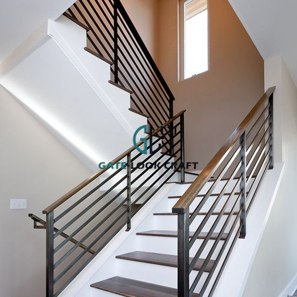 Staircase Railing design 9 by Gate Look Craft